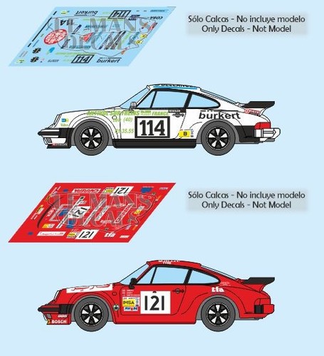 Decals porsche 930 mans - porsche,