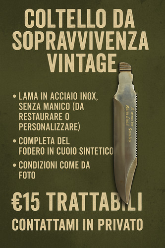 Coltello sopravvivenza - coltello,