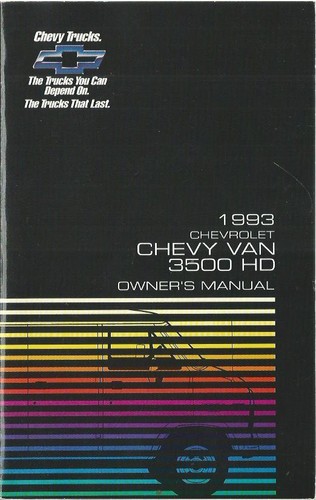 Chevrolet chevy van - 3500, 3