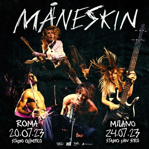 Maneskin prato gold olimpico - maneskin,