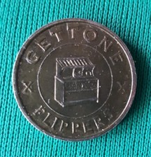 GETTONE PER APPARECCHI ELETTRICI FLIPPERS - GENOVA