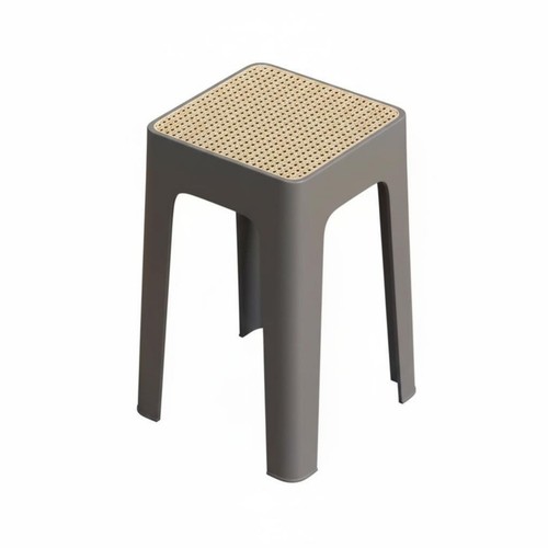 Sgabello quadrato imploabloe - sgabello,