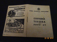 TESSERA FASCISMO O.N.D. 1936