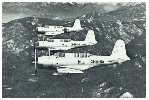 Blu navy vought sb2u - blu,
