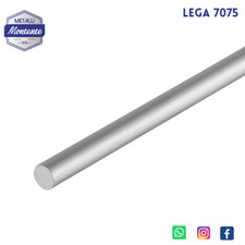 Barra Tonda Alluminio 7075 ERGAL Da 8 a 160 mm in Diverse Lunghezze
