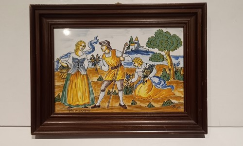 Spanish primavera hand painted - hand,