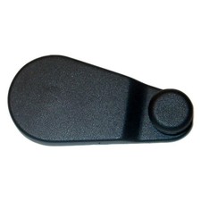 Manovella finestrino nera per