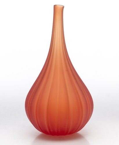 Vaso goccia salviati - goccia, arancione