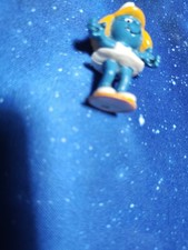 1983# Kinder Überraschung Olimpic PUFFO PUFFETTA SMURFETTE SMURFS Puffi Kinder 