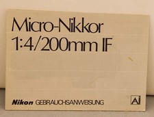 Nikon Micro-Nikkor ED 200mm
