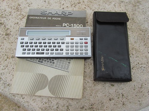 Sharp 1500 pocket computer - sharp,