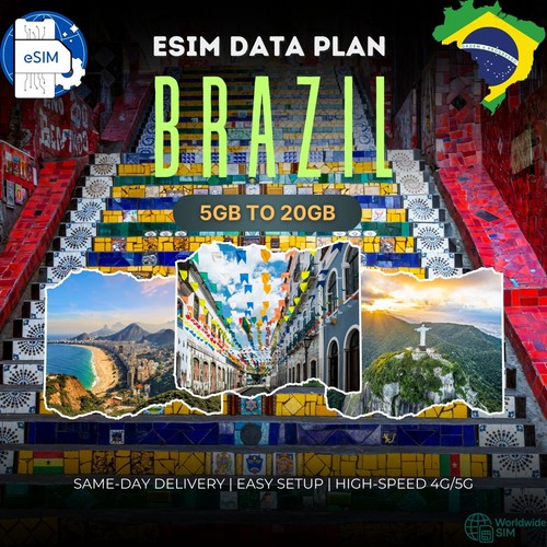 Brasile esim 5gb 20gb - 5gb,