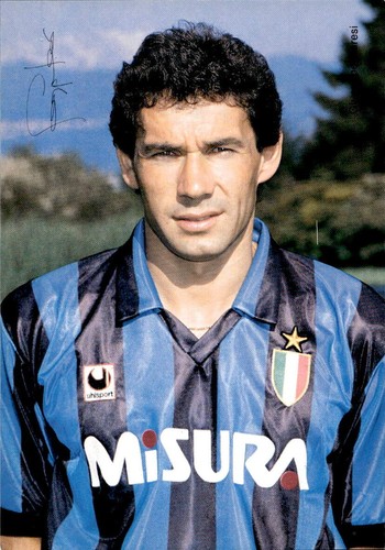 Cartolina calciatore inter - calciatore,