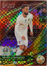 Bruno Fernandes 2/25 Field Level Tye Die Prizm Select Uefa Euro 2020