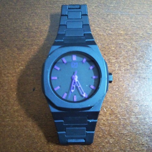 Orologio milano neon terzo - orologio, d1