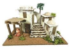 Casa Araba Cm 25x40x21h - Scenografia per Presepe Casolare Palestinese