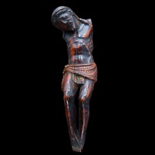 Antico Cristo in Legno di Bosso – XVII/XVIII Secolo (1700) – ARTE SACRA 