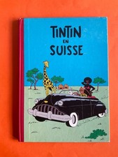 TINTIN EN SUISSE DOS TOILÉ