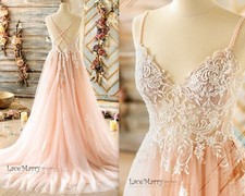 Abito da sposa blush perline