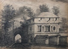 Disegno antico, porta della