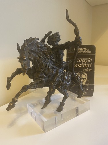 Scultura bronzo cavaliere - bronzo,