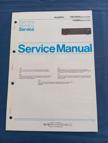 Philips 70fa660 service manual - 70fa660,