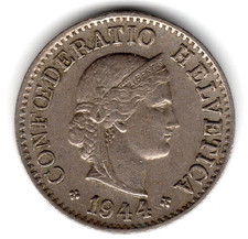 Moneta svizzera da 5 centesimi