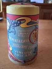 COPRI TAPPO PUBBLICITARIO IN CARTONE X DAMIGIANA "ANDREA CIONI EMPOLI ITALIA"