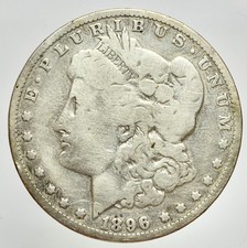 USA  AG/  1 DOLLAR MORGAN 1896