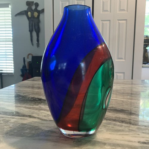 Murano glass vase - murano,