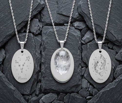 Collana cabochon cristallo - , di