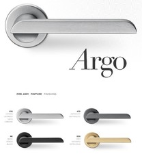 Maniglie per porte ARIENI Argo moderne oro satinato cromo satinato design 2026
