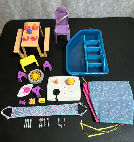 Barbie dream camper parts - barbie,