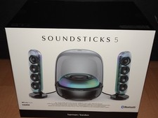 Harman Kardon Soundsticks 5 in nero sistema audio 2.1 NUOVO & IMBALLO ORIGINALE