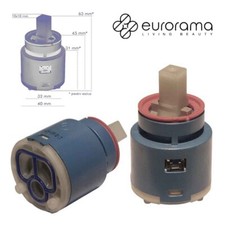 CARTUCCIA EURORAMA R1952 RICAMBIO PER RUBINETTO MISCELATORE EURORAMA mm.40 BASSA