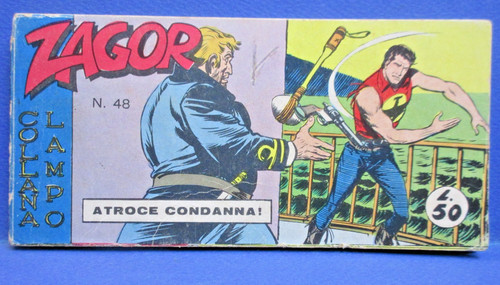 Zagor striscia collana lampo - collana,