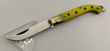 Vecchio Coltello zuavo cm 15 giallo  Coltellerie Paolucci  Italy knife couteau