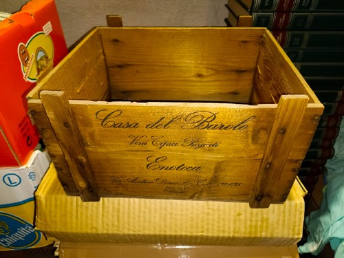 Vecchia cassa legno - in, casa