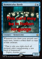 MTG HOMUNCULUS HORDE EXC -