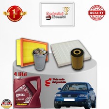 KIT TAGLIANDO FILTRI + OLIO VW PASSAT V 1.9 TDI 97KW 130CV DAL 2001 -> 2005
