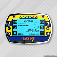 ADESIVO GEL STILE KART ORO PER