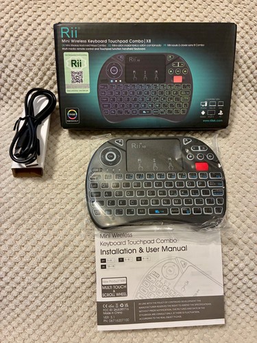 Rii mini tastiera wireless - x8,