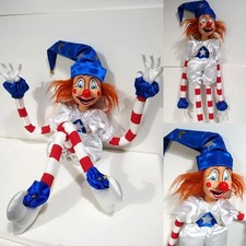 poltergeist clown doll, handmade scary clown, horror doll