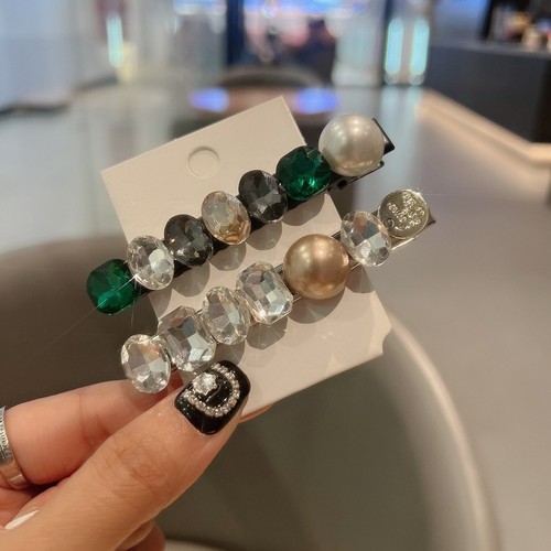 Fermaglio capelli strass donna