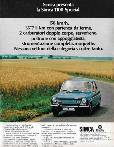 Simca 1100 special - /, rené