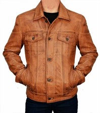 Giacca uomo marrone camionista