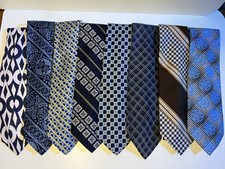Lot De 8 Cravates Vintage 