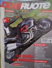 Dueruote 71 2011 In sella alla Ducati Diavel. Piaggio MP3 Yourban e Quadro 350D