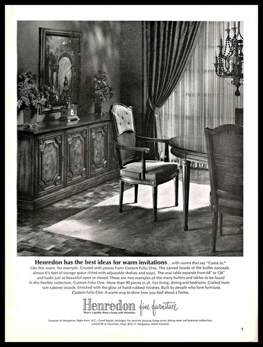 Henredon 1966 arredamento fine