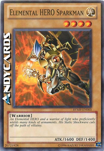 Elemental hero sparkman - sparkman, •